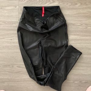 SPANX faux leather leggings